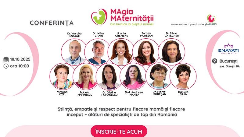 Conferinta MAgia MAternitatii – un eveniment dedicat parintilor si viitorilor parinti